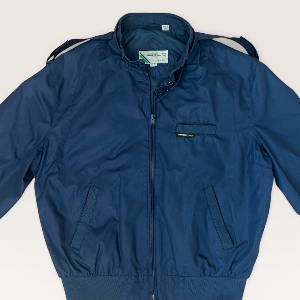 Members Only 1980’s Navy Blue Jacket
